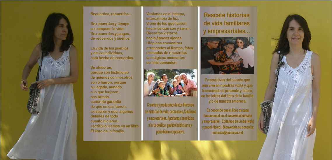 El libro de su empresa y/o familia en físico (papel), en Dominio Web y en Red de Dominios lectorias.net
